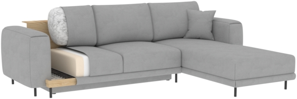 ELTAP 'Dalia' Ecksofa, Rosa, 95 x 190 x 289 cm, Rechts Bild 11