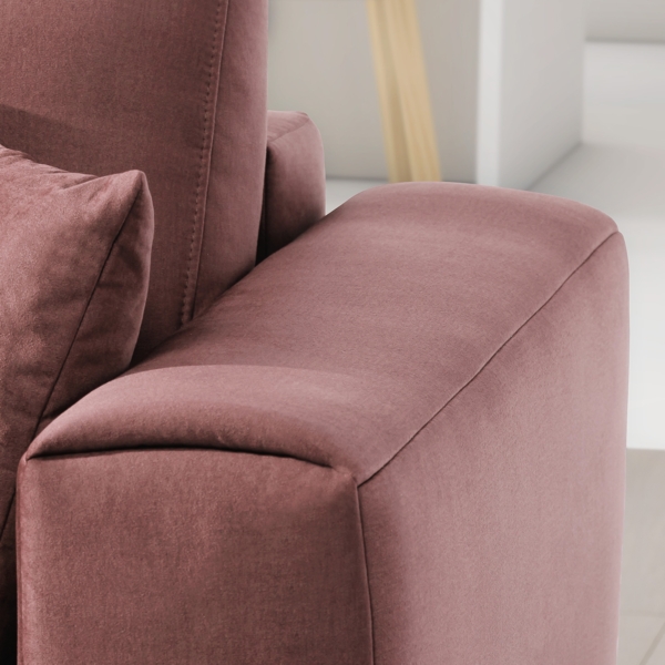 ELTAP 'Dalia' Ecksofa, Rosa, 95 x 190 x 289 cm, Rechts Bild 7