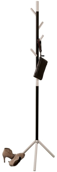 V-Part Garderobenständer mit 4 Haken Linair Weiß 180 cm 445323