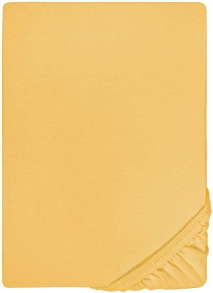 biberna Jersey-Elastic-Spannbetttuch 0077866, honig, 1x 140x200 cm - 160x220 cm