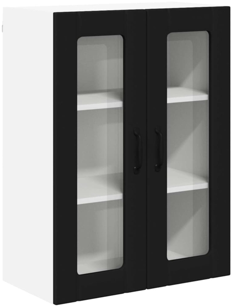 vidaXL Küchenschrank mit Regal Schwarz 60 x 31 x 80 cm Holzwerkstoff 885086