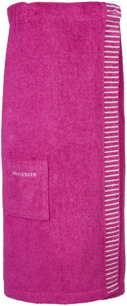 Schiesser 'Rom' Saunakilt, Baumwollfrottee pink, 46-52