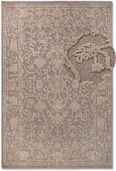 Villeroy & Boch Teppich Ambroise, rechteckig, Höhe: 5,5 mm, Nachhaltig, Wohnzimmer, Schlafzimmer, Modern, Hoch-Tief Effekt, Flur