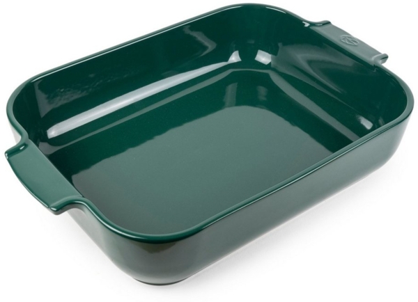 PEUGEOT Auflaufform APPOLIA Keramik 40cm Rechteckig Waldgrün Spülmasch, Keramik, Keramik