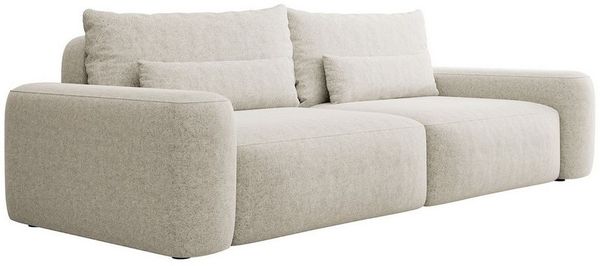 Selsey Schlafsofa CARNOS, mit Stauraum, Zierkissen, wasserfestem und kinderfreundlichem Chenille