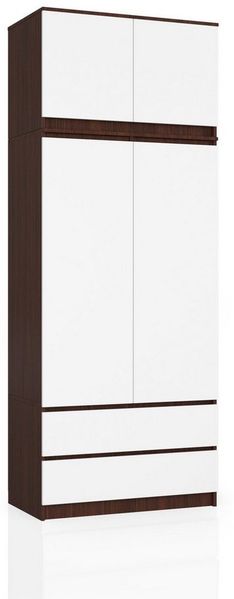 Raumhirsch Furniture Kleiderschrank Moderner Kleiderschrank – Eleganter Stauraum – Schlafzimmerschrank Robustes Möbelstück aus Spanplatte, Maße: 90 x 234 x 51 cm