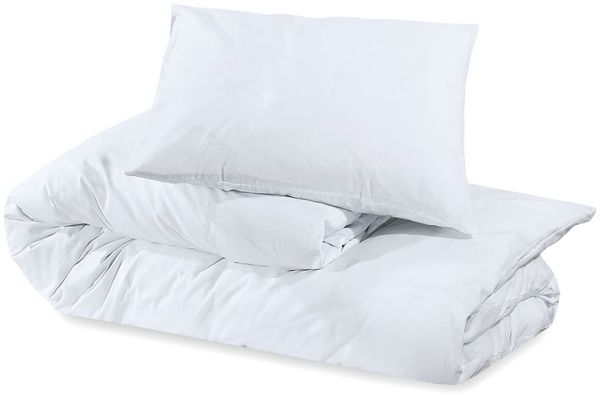 vidaXL Bettwäsche-Set Weiß 200x200 cm Leichte Mikrofaser 136015 Bild 6