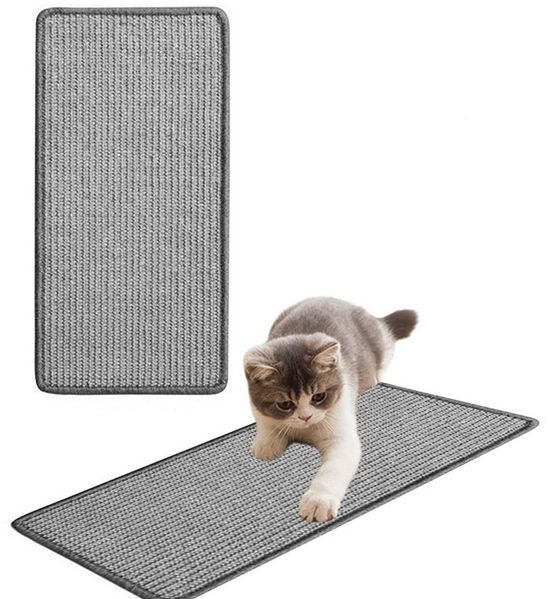 Ledander Kratzmatte Kratzschutz für Katzen – Sisal-Kratzmatte für Katzen, (1-tlg, Zur Linderung von Angst und für das Verhaltenstraining), Schutz für Sofa Möbel und Türen, Katze Wand Kratzschutz