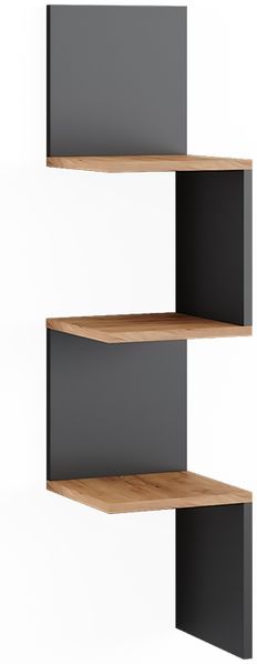 Eckregal Paolo Anthrazit 28 x 116.4 cm Vicco