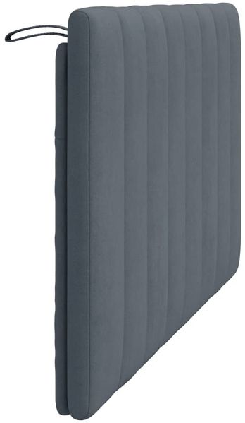 vidaXL Kopfteil-Kissen Dunkelgrau 140 cm Samt 374670 Bild 6