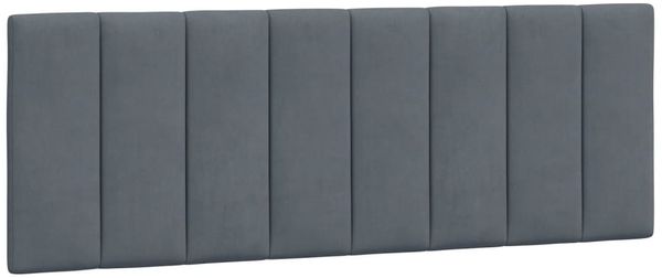 vidaXL Kopfteil-Kissen Dunkelgrau 140 cm Samt 374670 Bild 2