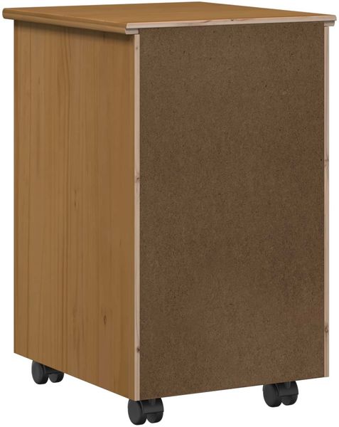 vidaXL Rollschrank mit Rollen MOSS Honigbraun 34 x 39 x 56 cm 42028340 Bild 7