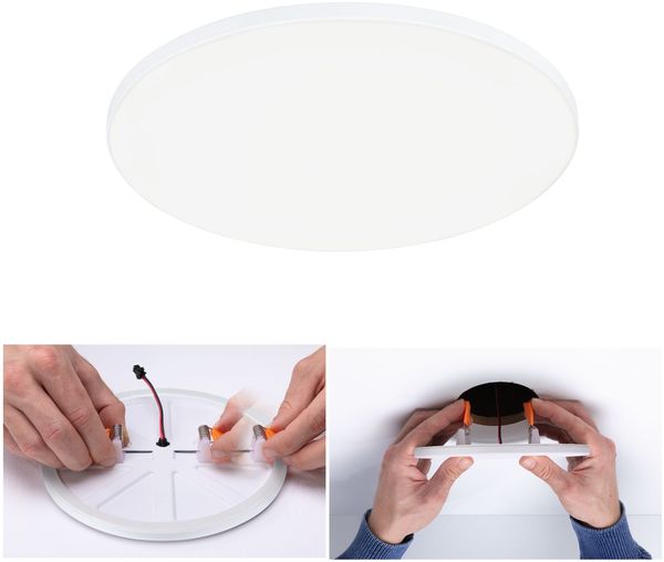 Paulmann 79952 LED Einbaupanel Veluna Edge IP44 200mm 4000K Weiß dimmbar