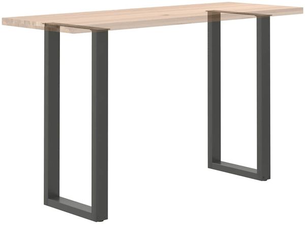 vidaXL Bartischbeine U-Form 2 Stk. Anthrazit 40x(100-101) cm Stahl 4013230 Bild 8