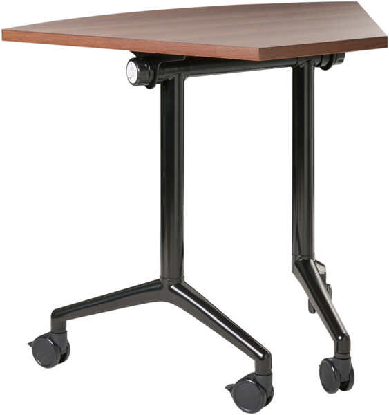 Klappbares Eck-Schreibtischmodul CAVI Dunkelbraun 90 cm 64 cm