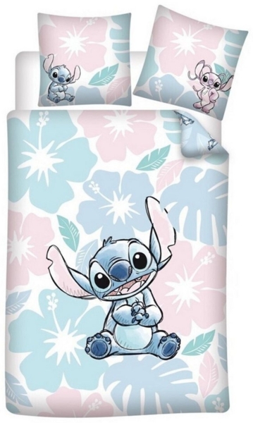 Lilo & Stitch Bettwäsche-Set Bettbezug 140 cm x 200 cm Kopfkissenbezugs 65 cm x 65 cm