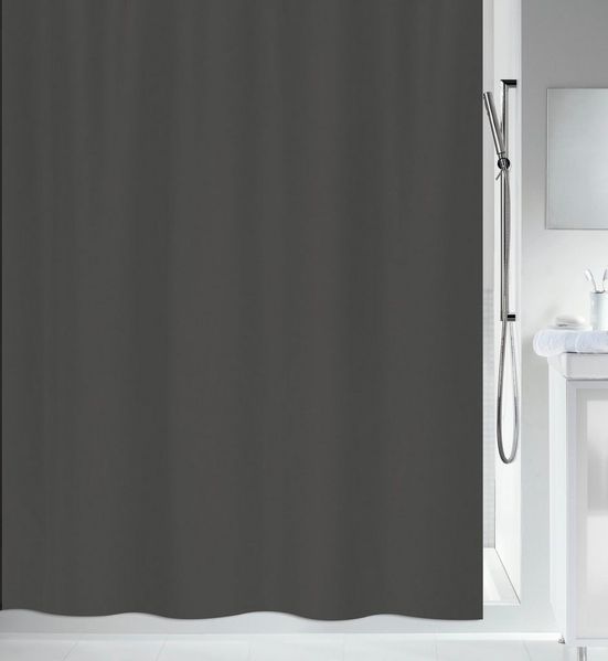 spirella Duschvorhang PRIMO Breite 120 cm, Anti-Schimmel Textil-Duschvorhang, Polyester, 120x200 cm, waschbar