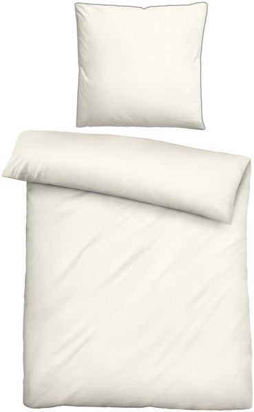 biberna Pique Bettwäsche 0290500 UNI, natur, 1x 135x200 cm + 1x 80x80 cm