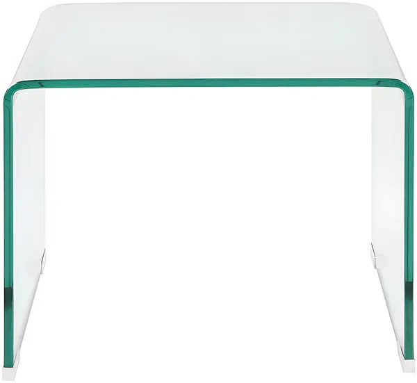 Vente-unique - SUZANA Bedside table Glas Transparent - B 40 cm x H 40 cm x L 50 cm Bild 3