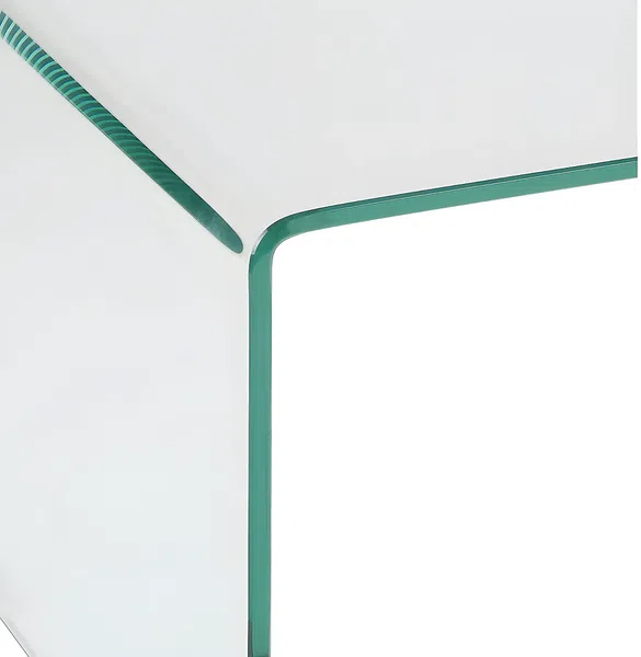 Vente-unique - SUZANA Bedside table Glas Transparent - B 40 cm x H 40 cm x L 50 cm Bild 4