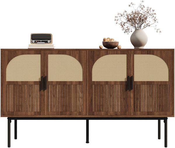Modernes minimalistisches Sideboard, modernes Sideboard, Wohnzimmer-Buffet-Schrankset, 140 cm lang x 40 cm breit x 80 cm hoch (cm)
