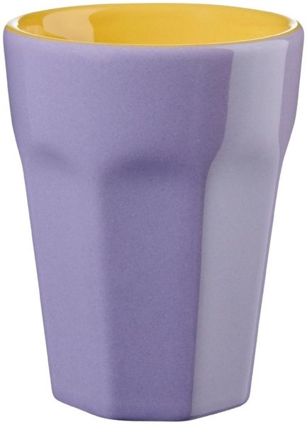 ASA SELECTION Becher ti amo viva Becher violeta 0,2l, Steingut
