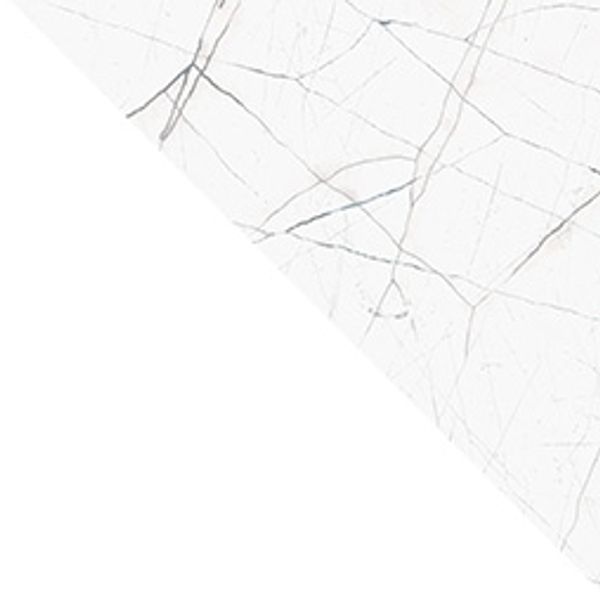 Wohnwand Deromi I, Griffloses Öffnungssystem (Farbe: Weiß / Weiß + Weiß Marmor) Bild 9