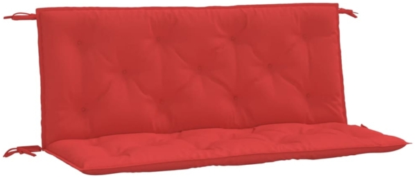vidaXL Gartenbank-Auflagen 2 Stk. Rot 120x50x7 cm Oxford-Gewebe 361684