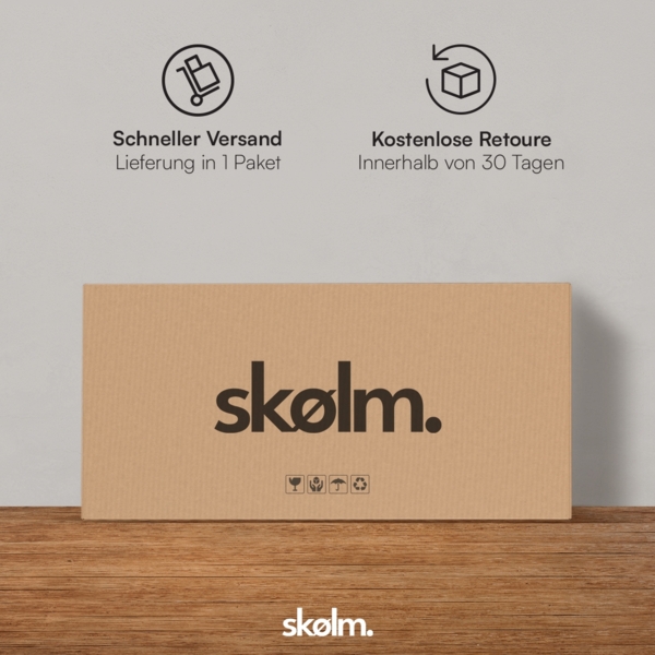 skølm 'Atria' Metallkommode, schwarz, 100x40x80 cm, Metallschrank mit 4 Schubladen Bild 8