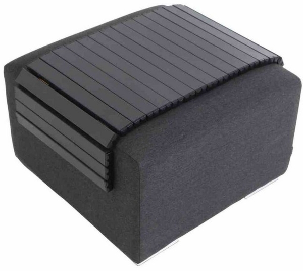 Rolltablett Delano, 40x89x2 cm Serviertablett Dekotablett Ablagefläche Bild 2