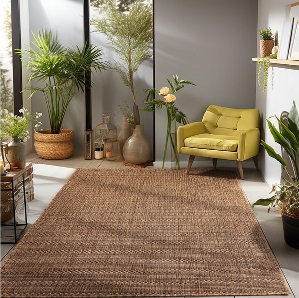 Carpettex Outdoorteppich Vintage Design, Läufer, Höhe: 5 mm, Outdoor Teppich Wetterfest Vintage Design Küchen Terrasse Balkon