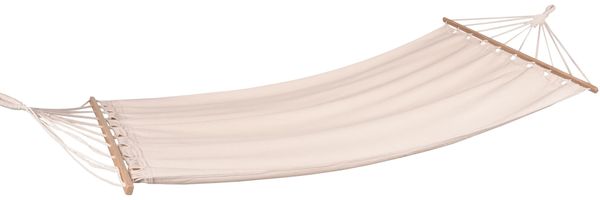 Hängematte TRIER Beige Kastanie | Relaxmatte zum Hängen Baumfreundlich