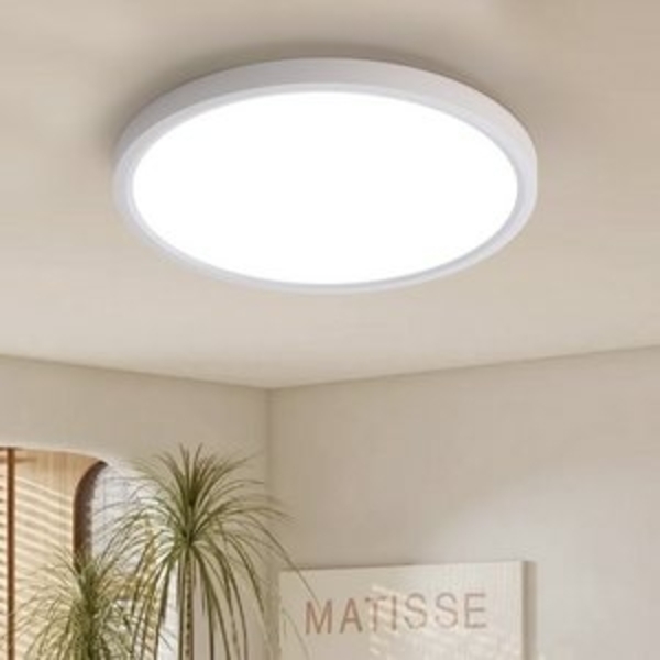 JDONG LED Deckenleuchte 24W/36W/54W/72W Weiße Deckenlampe Rund, LED LAMP, 3000k Warmweiß /4000k Natürliches, Lampen für Schlafzimmer Flur Küche Balkon Keller Büro Flur Bild 6