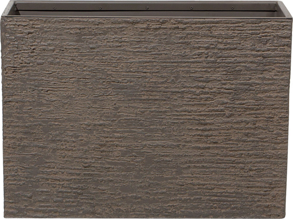 Blumentopf dunkelbraun rechteckig 29 x 70 x 50 cm EDESSA