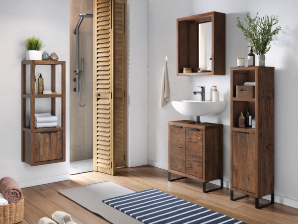 Badmöbel Set Sydney Pinie