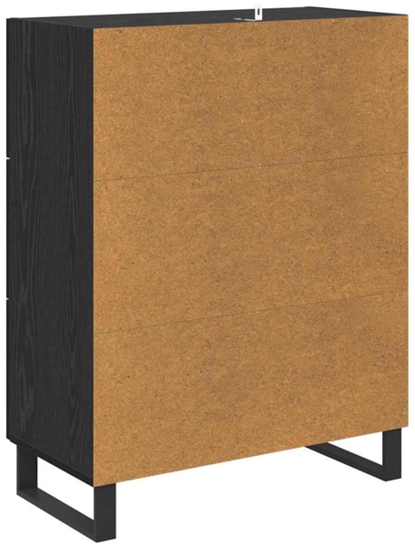 vidaXL Sideboard mit Schubladen Schwarz Eichen-Optik 69,5 x 34 x 90 cm 881647 Bild 7