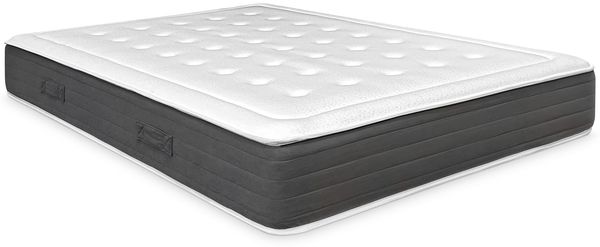 Somnia Descanso - Viskoelastische Kreta-Matratze | Festigkeit und Komfort | Höhe 24 cm | Anti-Milben und hypoallergen | 80x180 cm