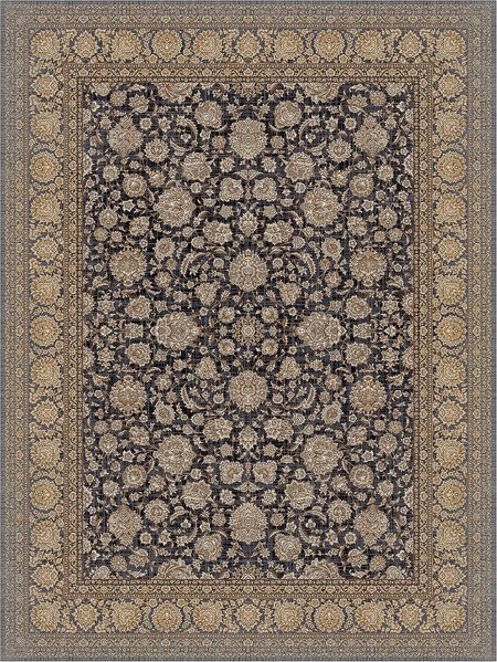 Orientalischer Webteppich - Nomad's Oasis 300 x 200 cm - dunkelblau