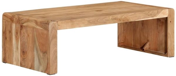 vidaXL Couchtisch 110x55x35 cm Massivholz Akazie 351649