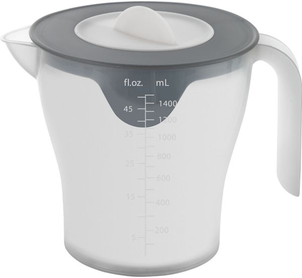 METALTEX Rührbecher 1,5 l mit Deckel und Anti-Rutsch-Boden