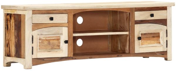 vidaXL TV-Schrank 120 x 30 x 40 cm Altholz Massiv [282729]