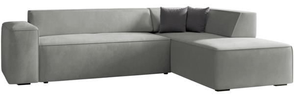 Ecksofa Lordin, Seite: Rechts, Farbe: Zetta 302 + Zetta 305