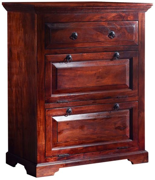 Kommode Akazie 80x45x100 nougat lackiert OXFORD #904