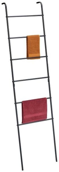 Relaxdays Handtuchleiter aus Metall mit 6 Sprossen