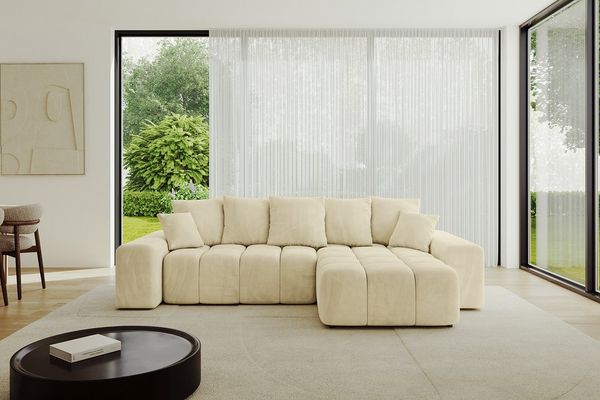 ALTDECOR Ecksofa ENIL-L, Couch mit Schlaffunktion, Wohnzimmer - Wohnlandschaft, Corner Sofa Bett Eckcouch Couch L-Form Schlafcouch Ausziehbar