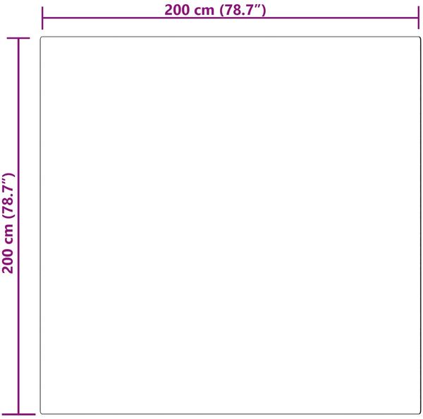 vidaXL Teppich aus Kunstschaffell TAFALLA Beige 200 x 200 cm Polyester 42021489 Bild 10