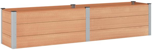vidaXL Hochbeet Braun 250 x 50 x 54 cm 42039008