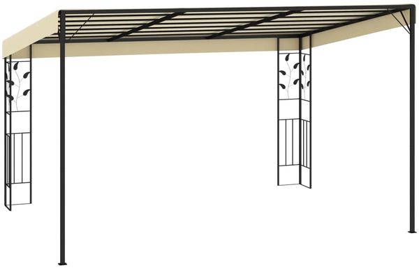 vidaXL Wand-Pavillon 4x3x2,5 m Cremeweiß 47998 Bild 3