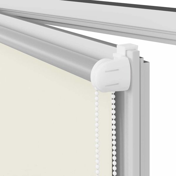 vidaXL Verdunkelungsrollo Cremeweiß 115x230cm Stoffbreite 110,7cm 4011729 Bild 12