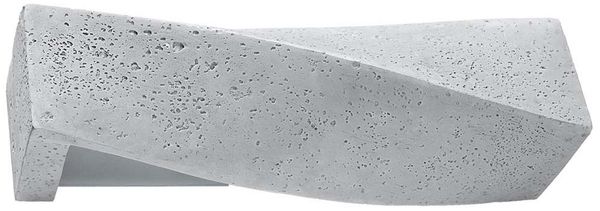 Wandleuchte, Grau Beton, UP DOWN, L 45 cm